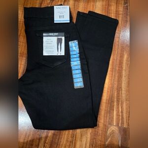 Womens Nine West Heidi pull on skinny pants Black Size 10 New